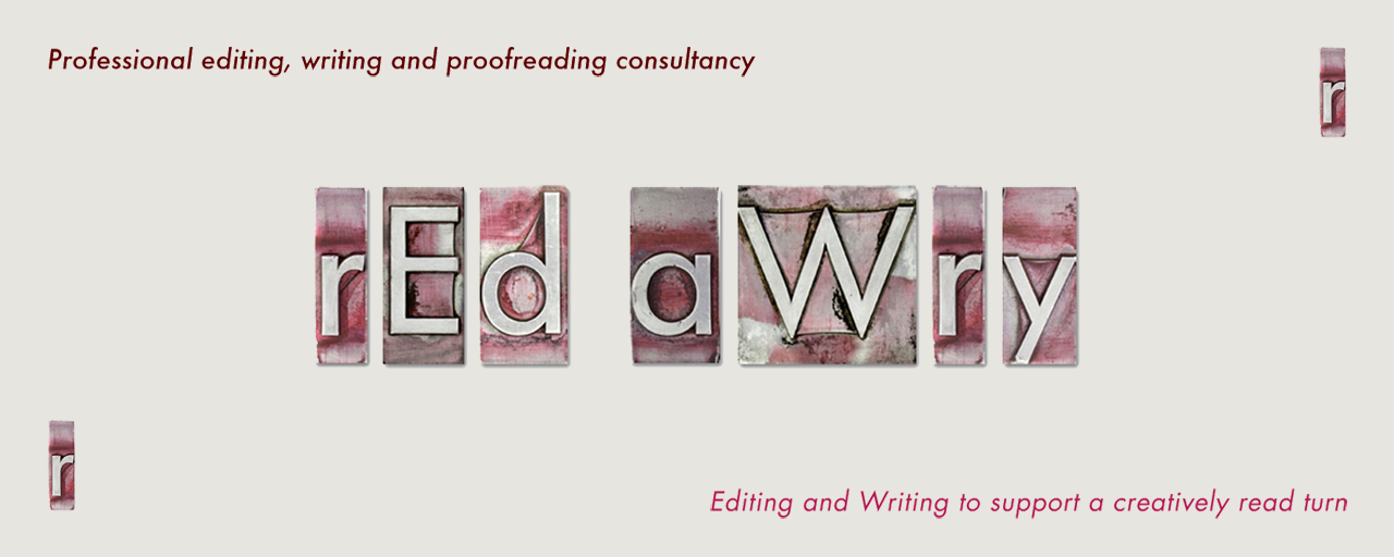 Accredited editing, writing & proofreading | rEd aWry